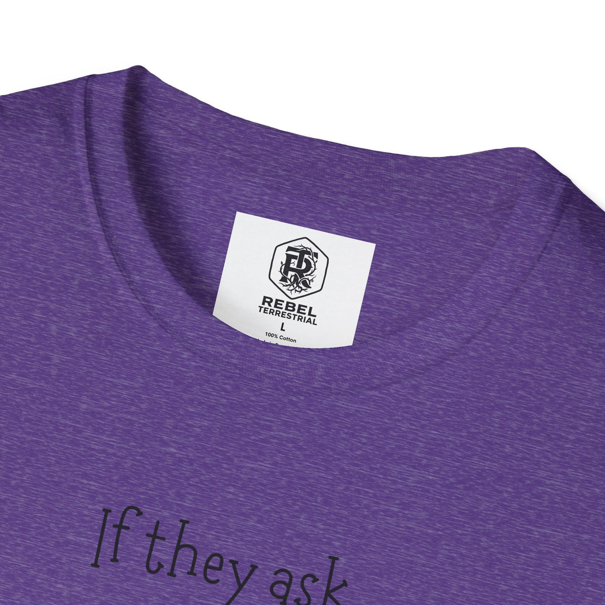 If They Ask, You Never Saw Me Bigfoot Softstyle T-Shirt