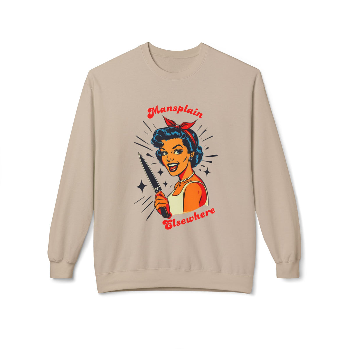Mansplain Elsewhere Crewneck Sweatshirt