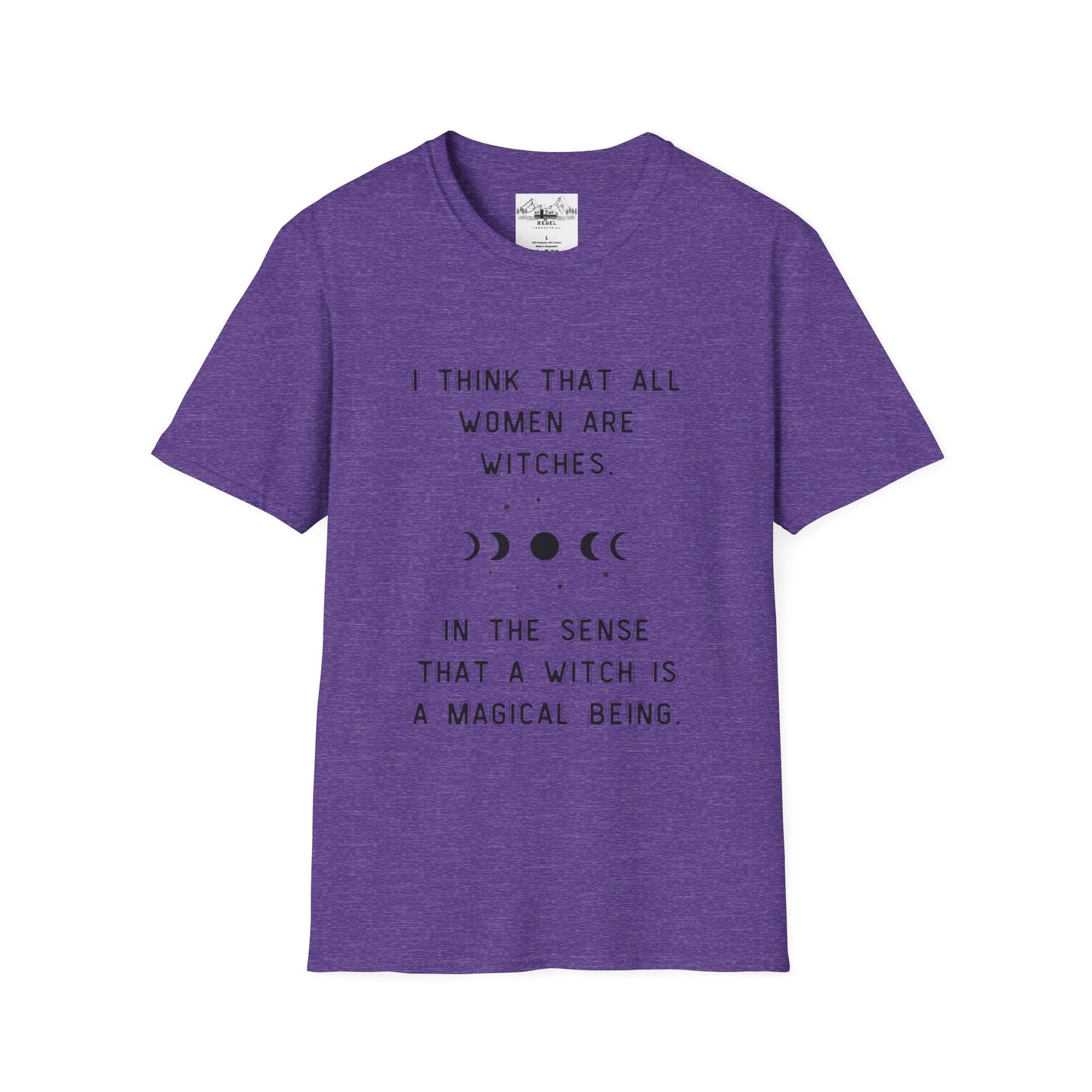 I Believe All Women Are Witches T-Shirt - Phases of the Moon