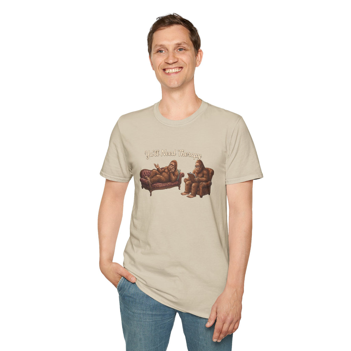 Y’all Need Therapy Bigfoot T-Shirt