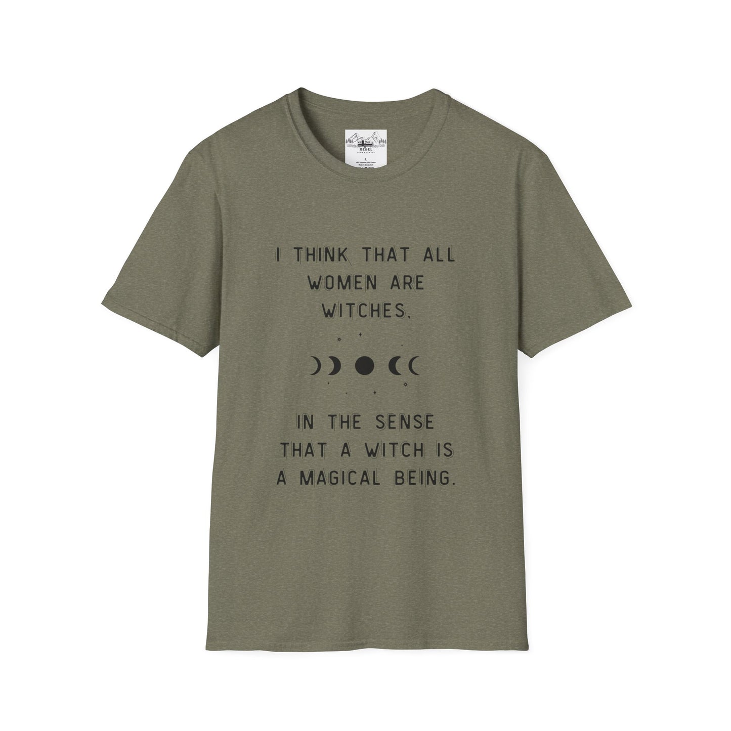 I Believe All Women Are Witches T-Shirt - Phases of the Moon