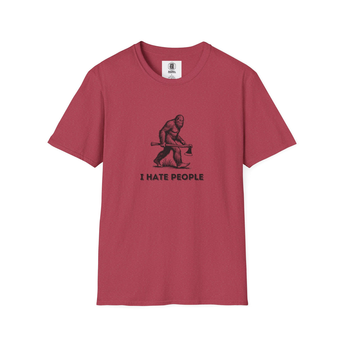 I Hate People – Bigfoot Unisex Softstyle T-Shirt