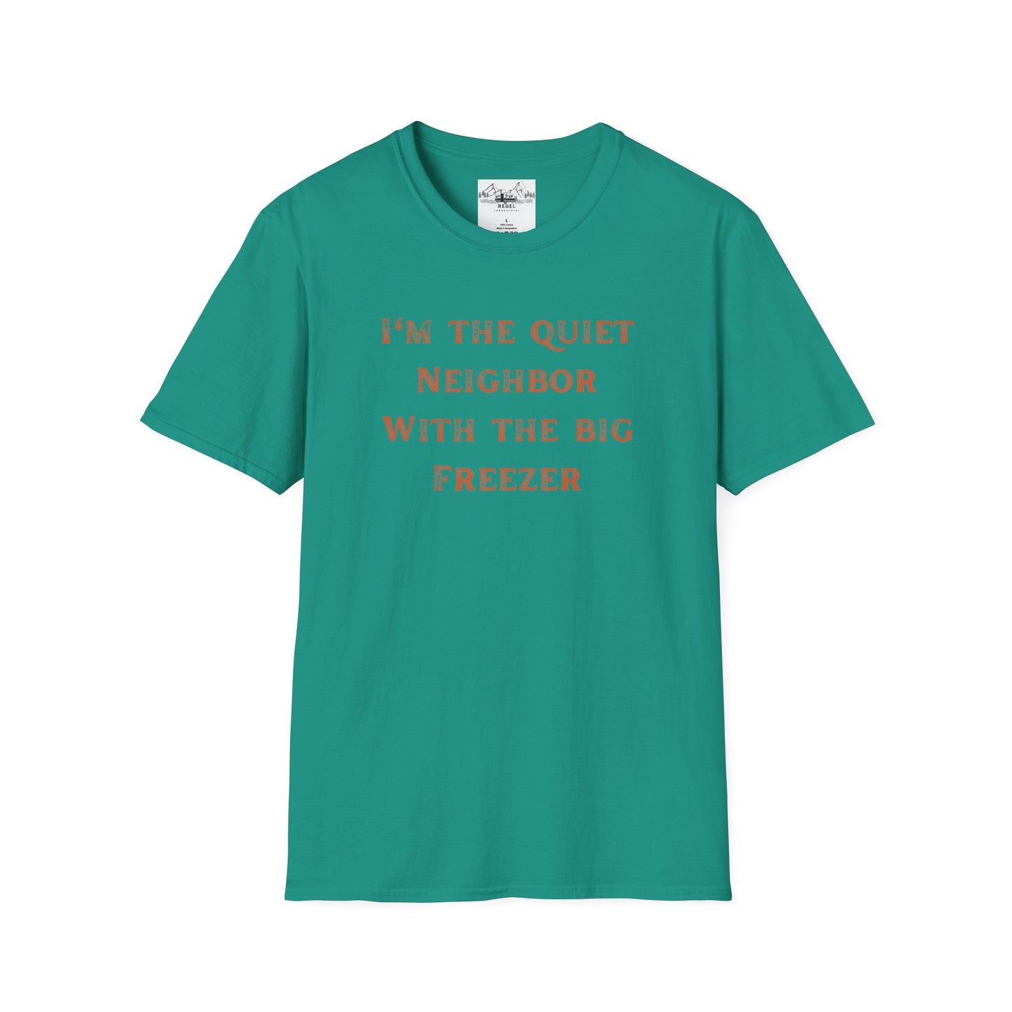 The Quiet Neighbor T-Shirt - Unisex Softstyle Tee