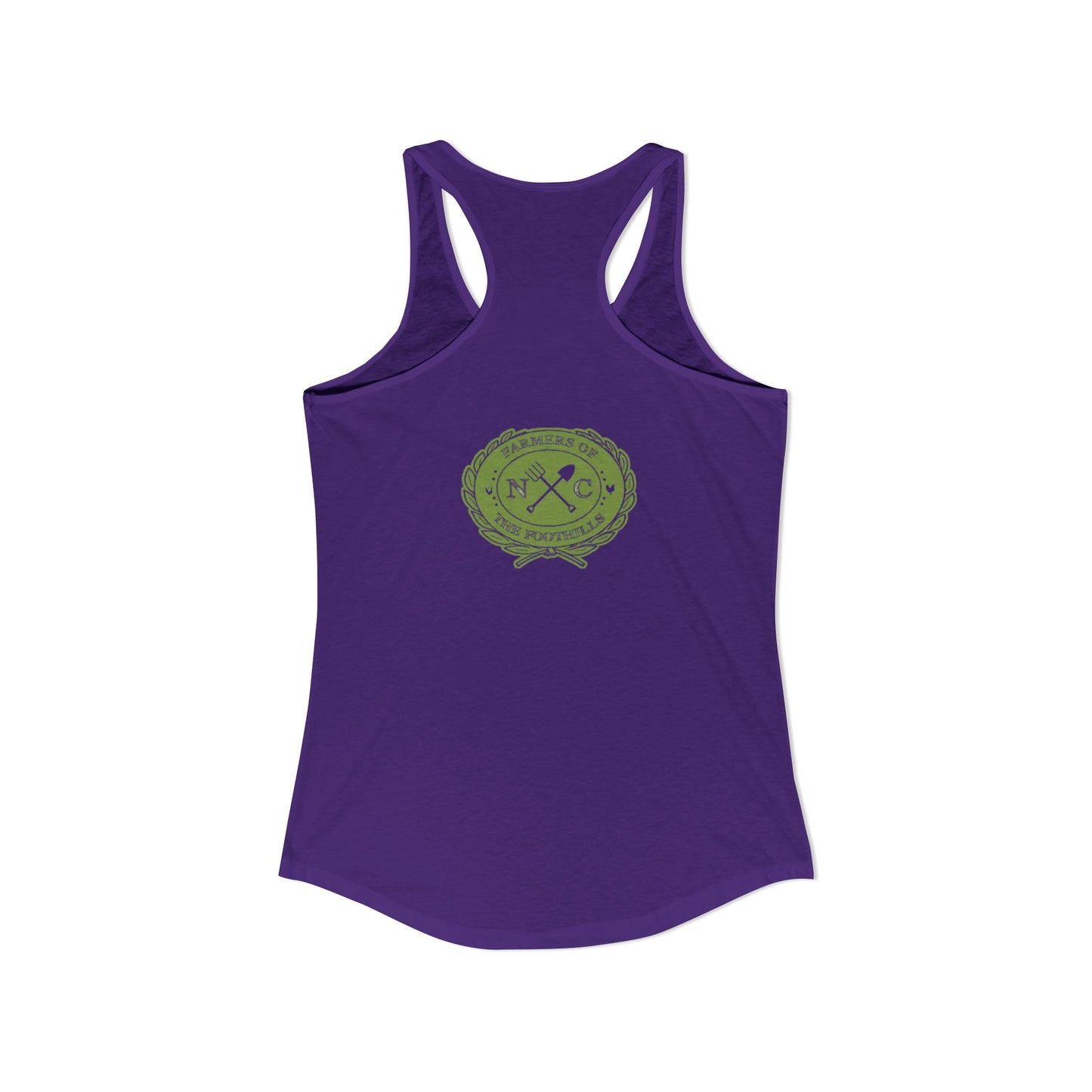 NC Farmers of the Foothills "Find Me at the Farmers Market" Racerback Tank Top