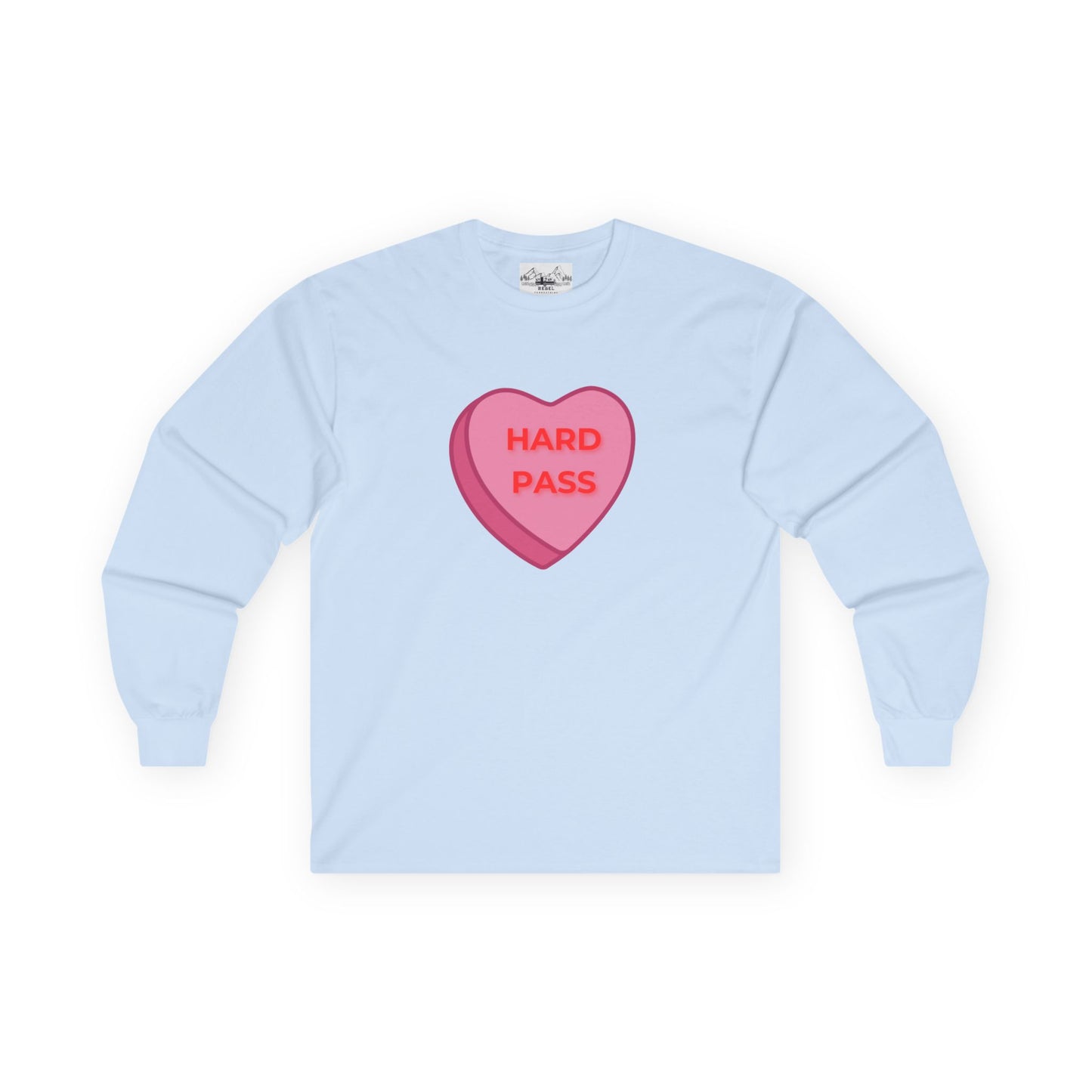 Hard Pass Candy Heart Long Sleeve Tee