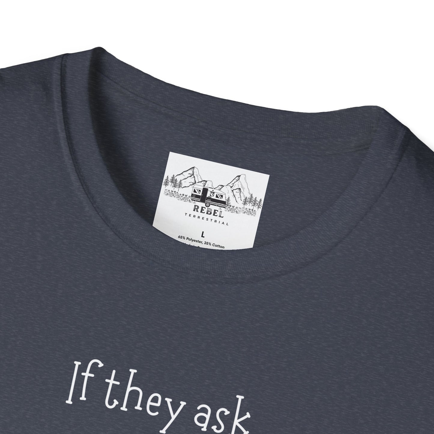 If They Ask You Never Saw Me – Bigfoot Banana T-Shirt | Unisex Softstyle Tee