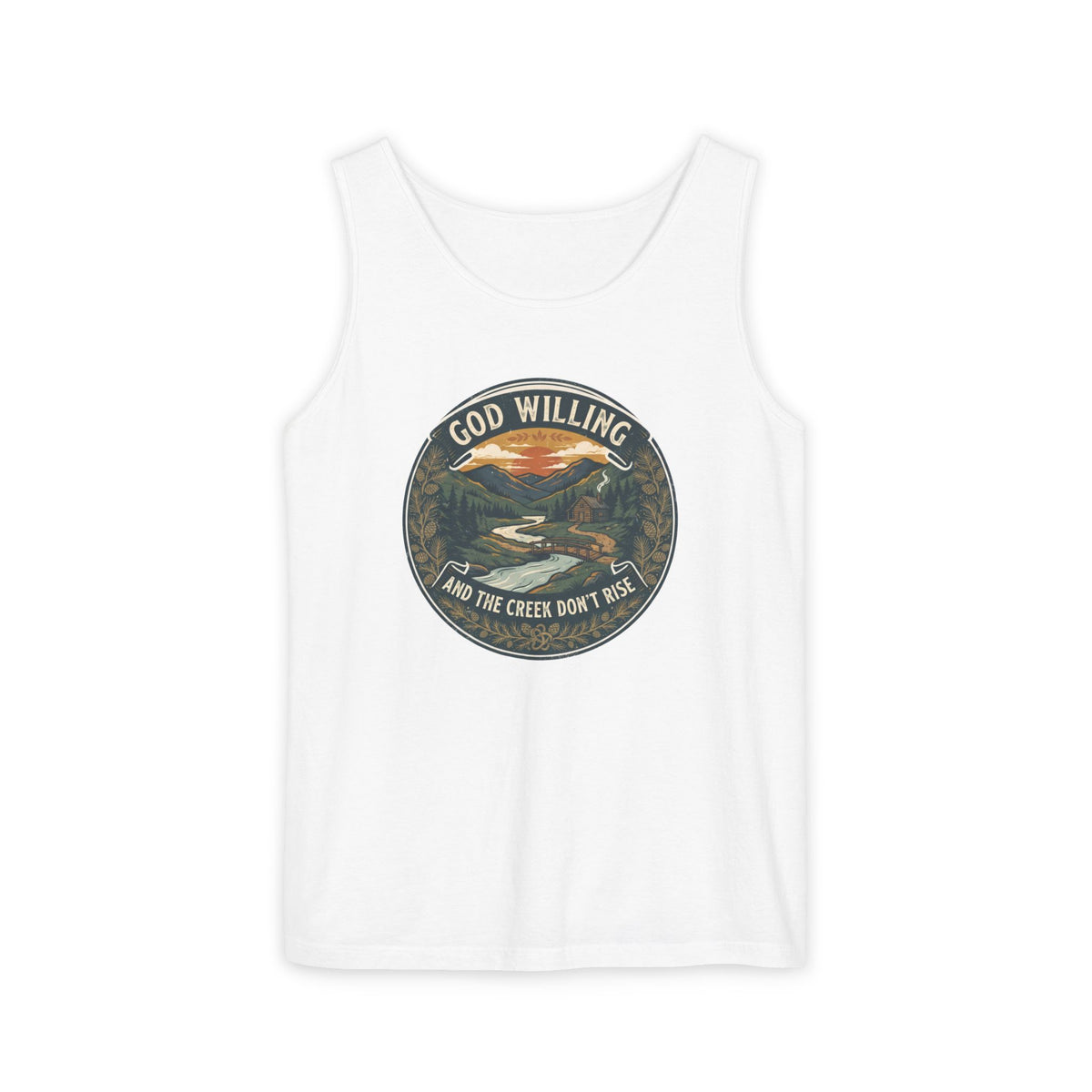Creek Don't Rise Appalachian Motto Tank Top