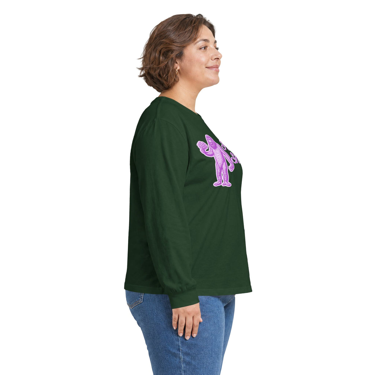 Hey Shuga Bigfoot Unisex Long Sleeve Tee