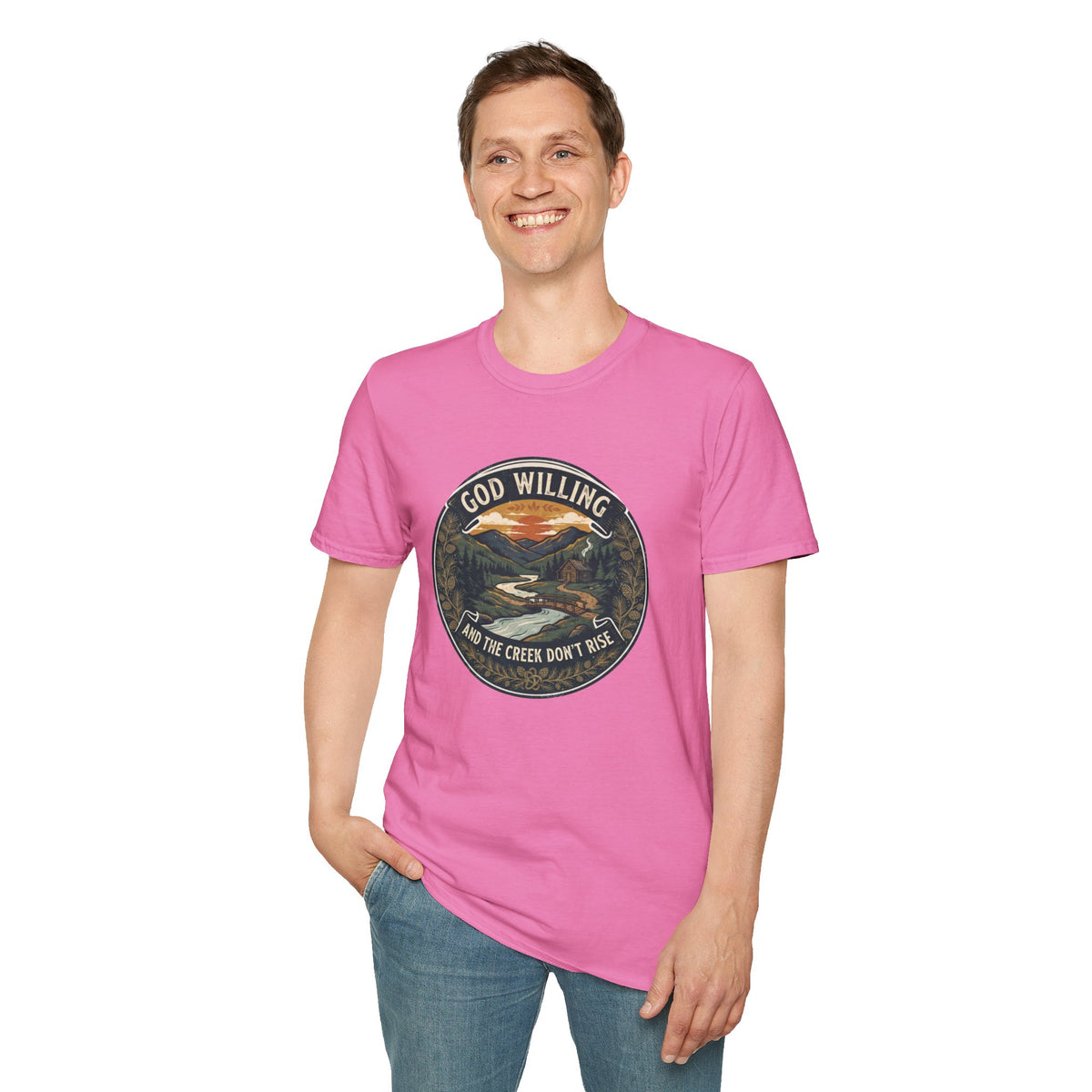 Creek Don't Rise Appalachian Motto T-Shirt