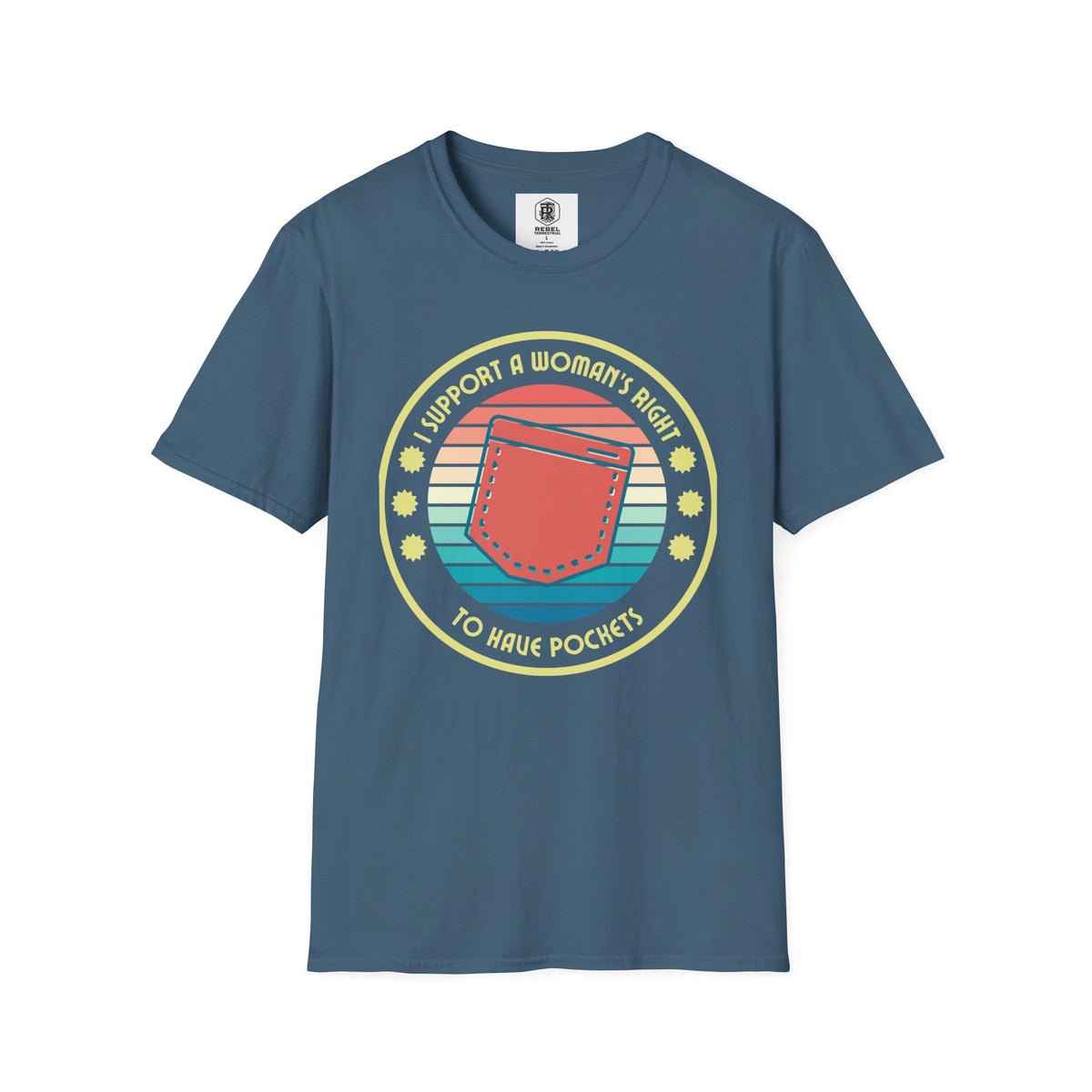I Support a Woman’s Right to Have Pockets – Retro T-Shirt