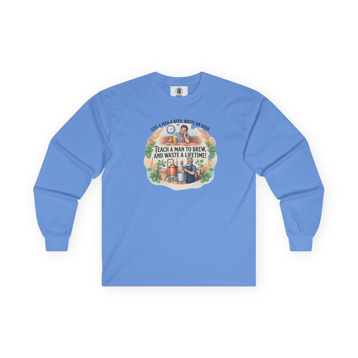 Teach a Man to Brew Long Sleeve Tee
