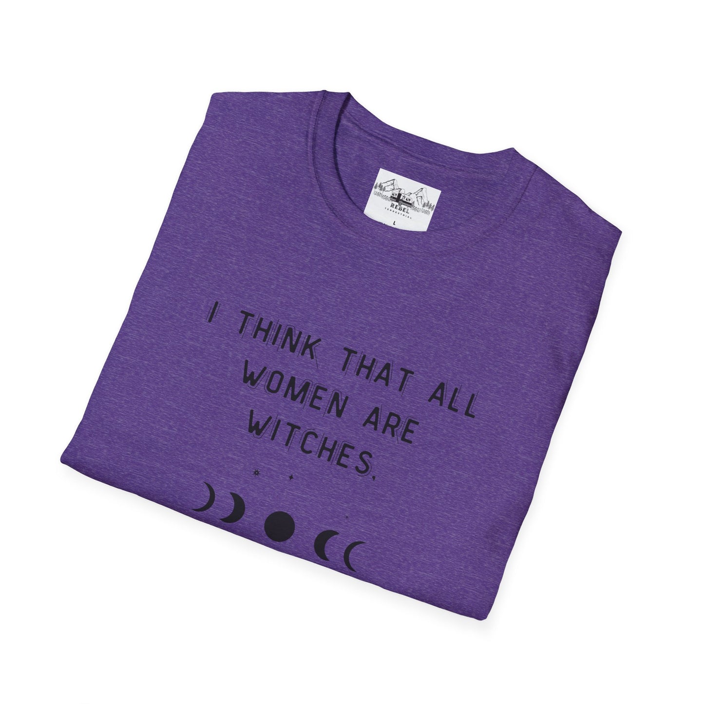 I Believe All Women Are Witches T-Shirt - Phases of the Moon