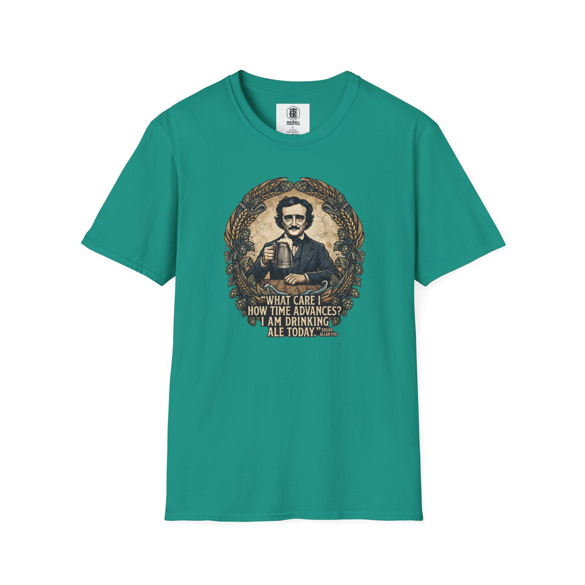 I Am Drinking Ale Today Edgar Allan Poe T-Shirt