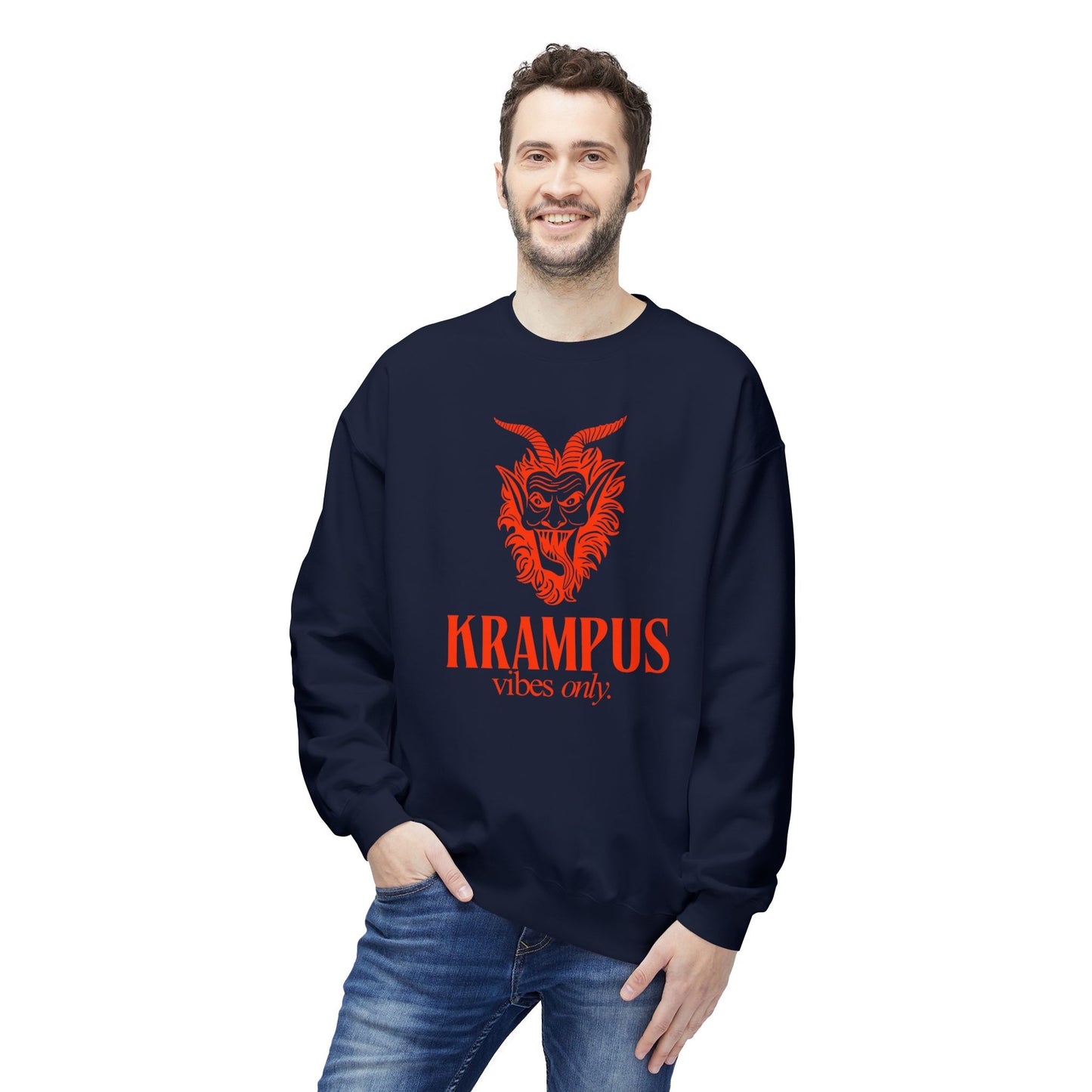KRAMPUS Vibes Only Vintage Crewneck Sweatshirt