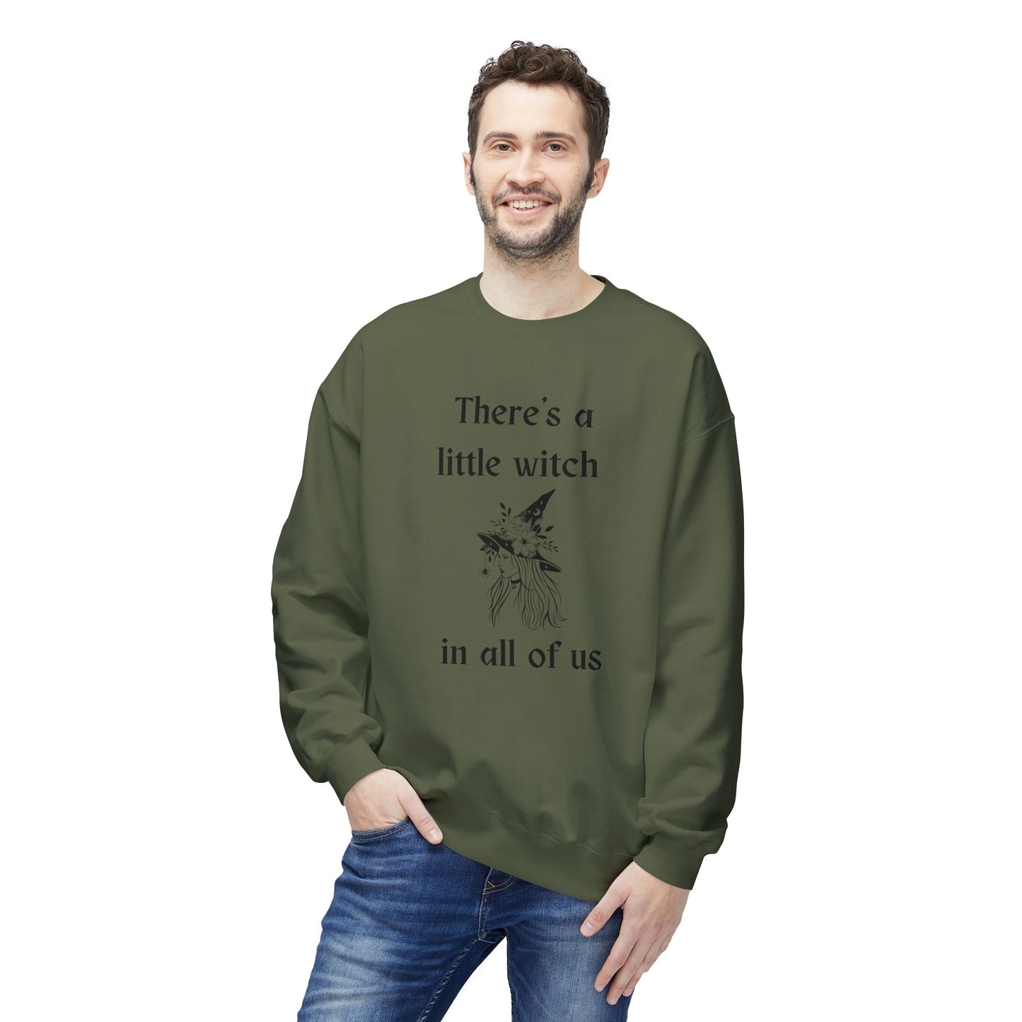 There's a Little Witch in All of Us Sweatshirt