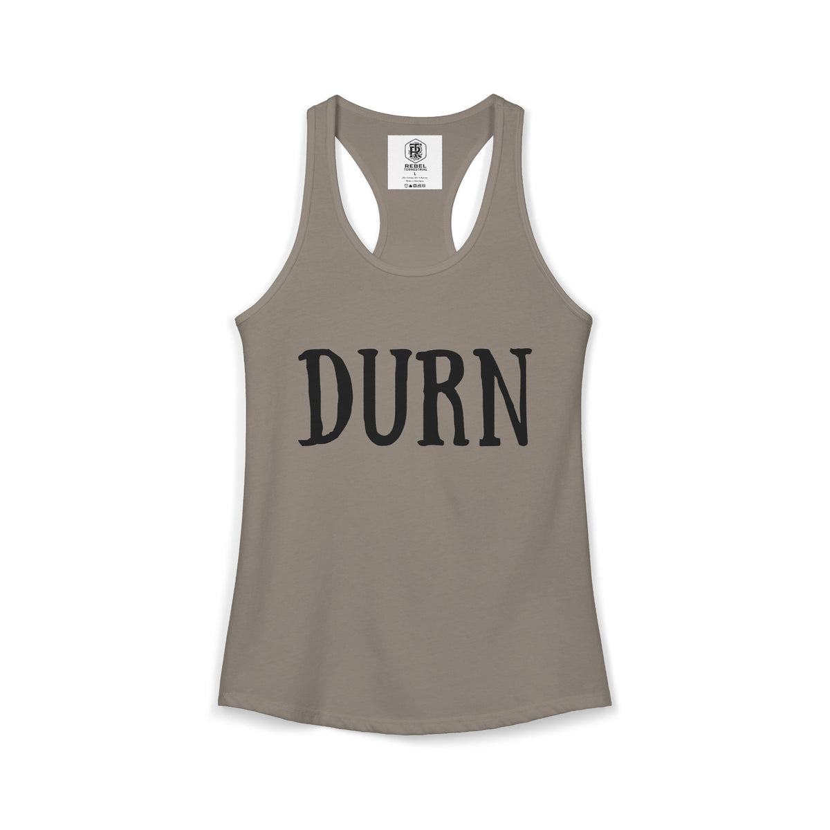 DURN Women's Southern Slang Racerback Tank