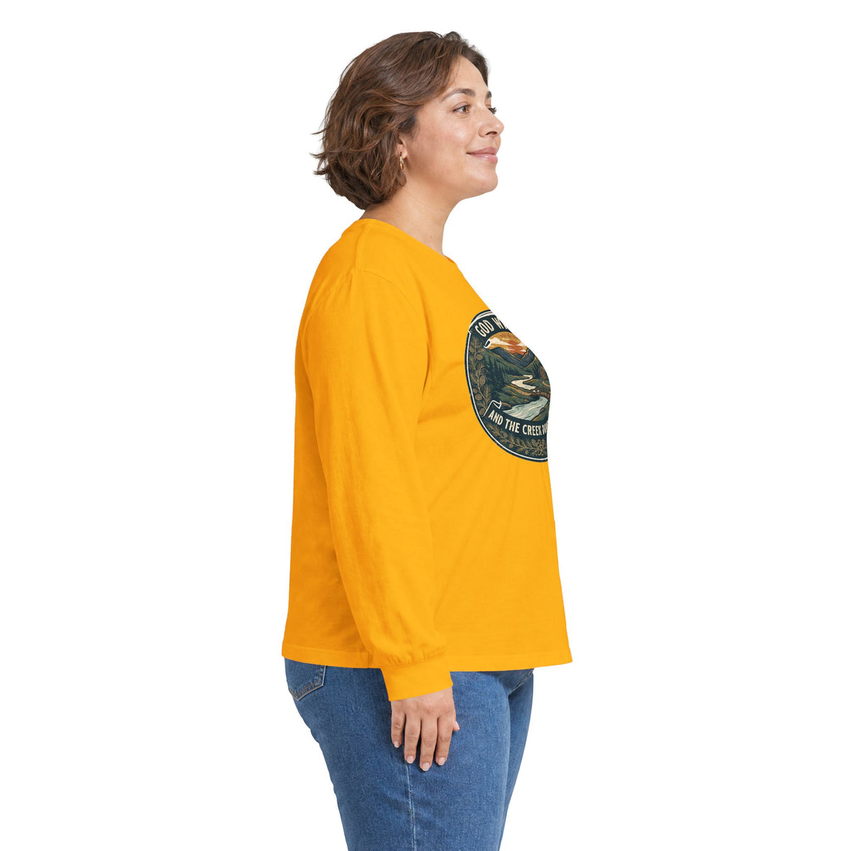 Creek Don't Rise Appalachian Motto Long Sleeve Tee