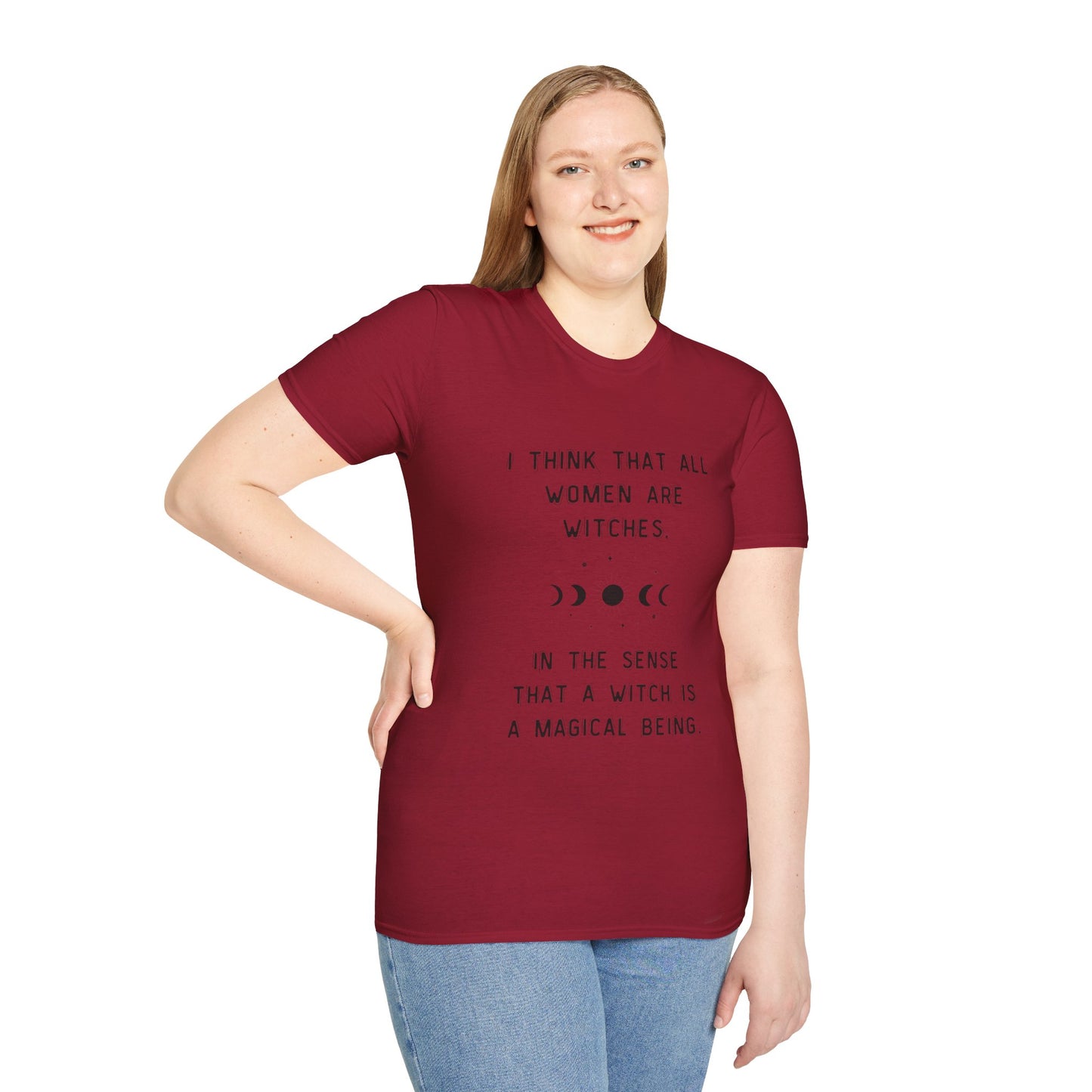 I Believe All Women Are Witches T-Shirt - Phases of the Moon