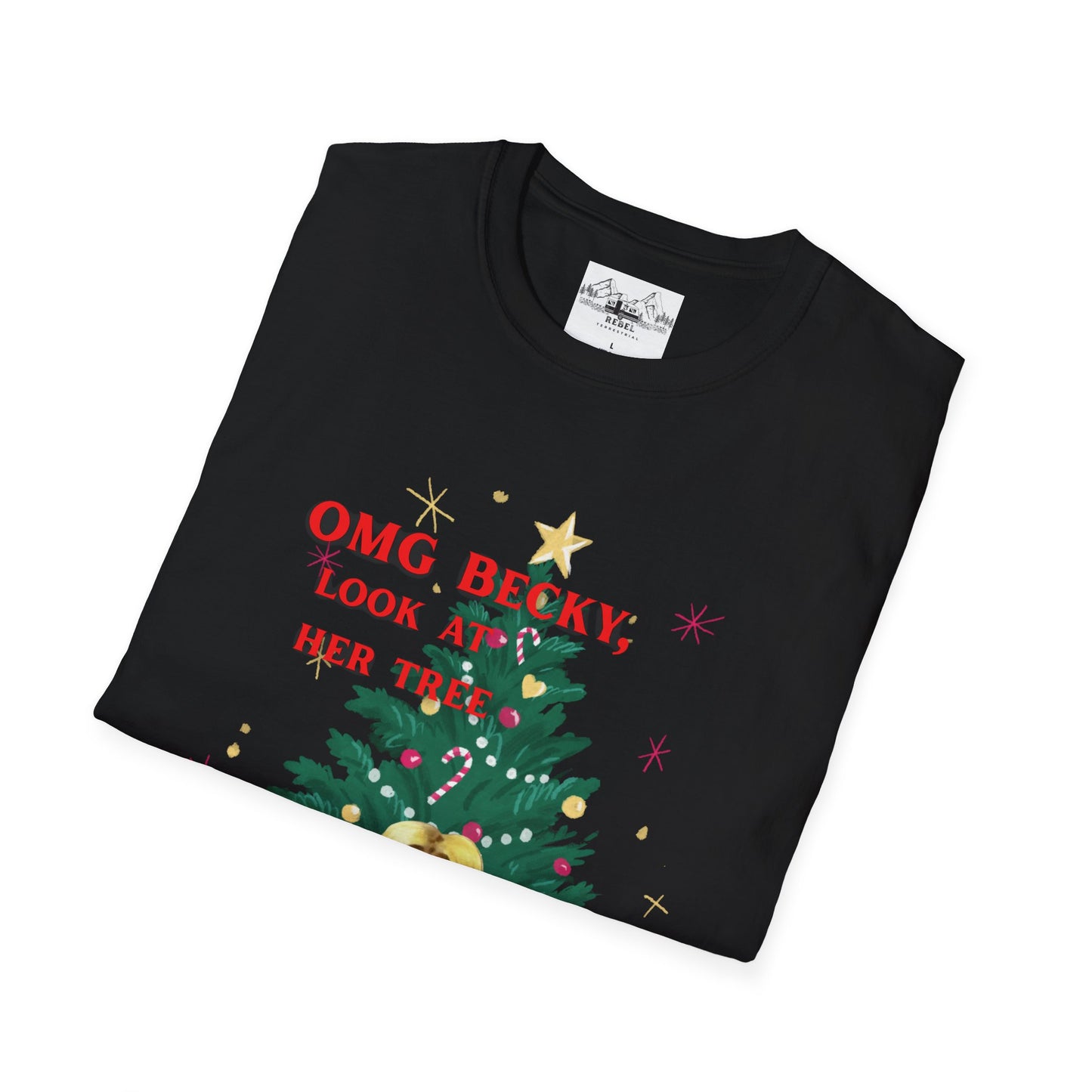 OMG Becky, Look at Her Tree - Vintage Holiday Rap Tee