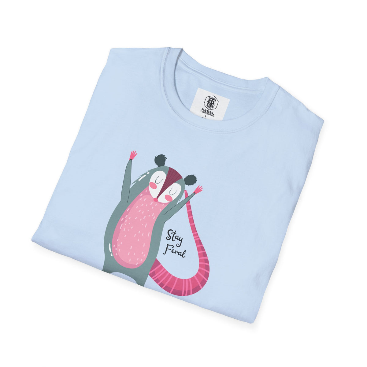 Stay Feral – Happy Possum T-Shirt
