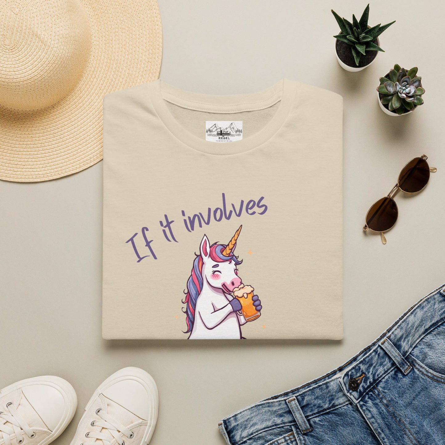 Unicorns & Drinking Graphic Tee