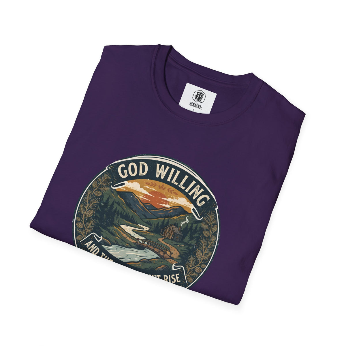 Creek Don't Rise Appalachian Motto T-Shirt