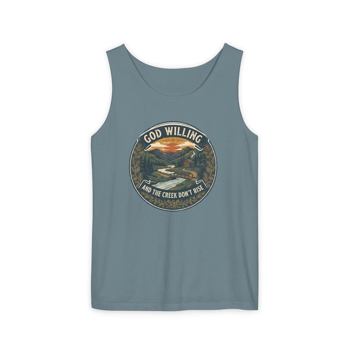 Creek Don't Rise Appalachian Motto Tank Top