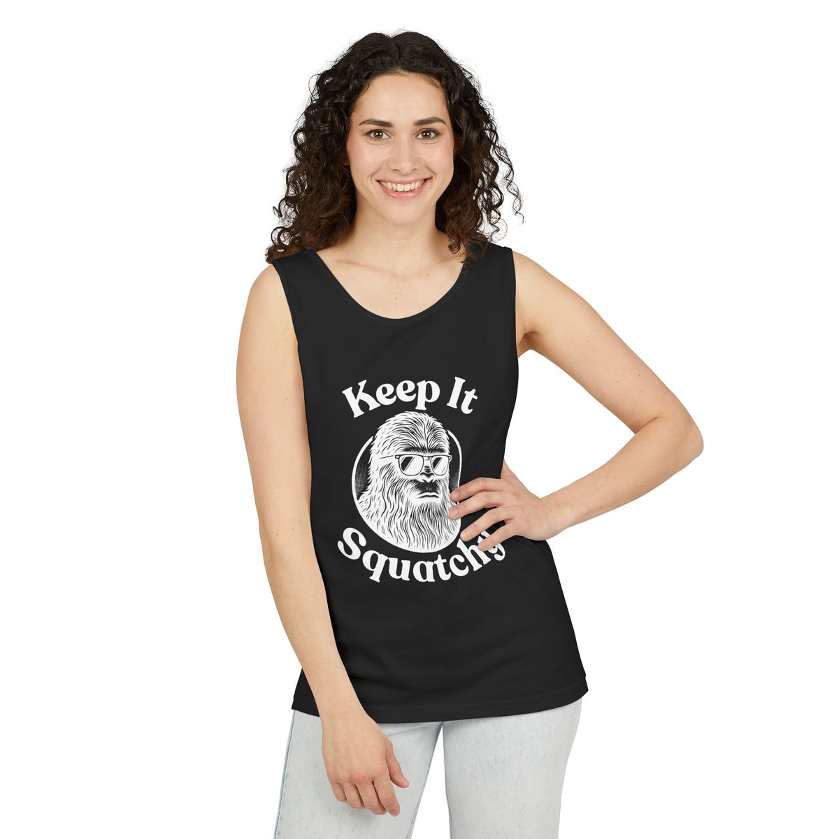Keep It Squatchy Bigfoot Unisex Tank Top