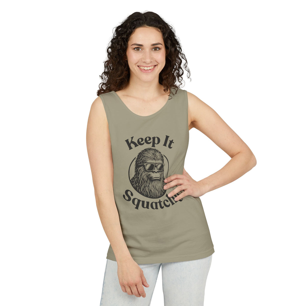 Keep It Squatchy Bigfoot Unisex Tank Top