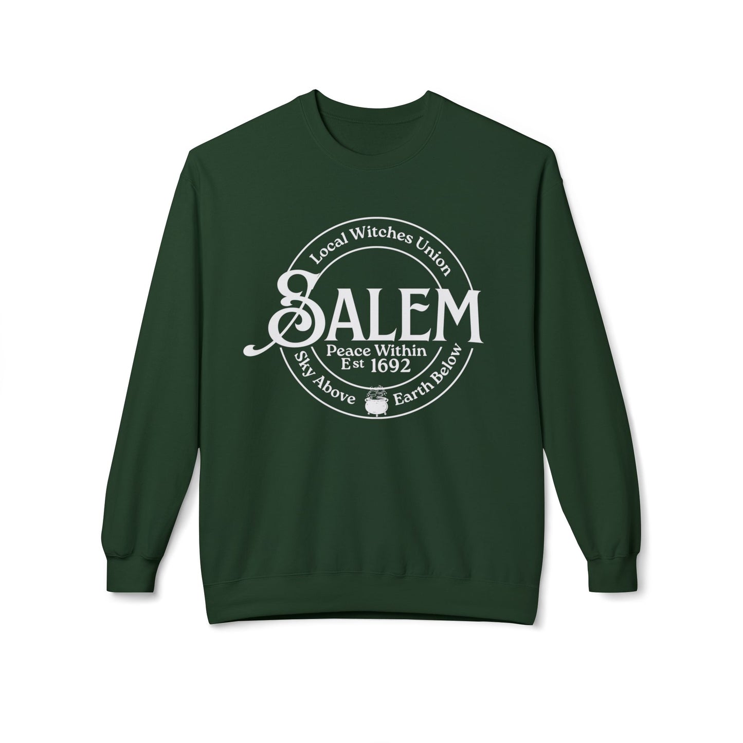 Salem Local Witches Union Midweight Fleece Sweatshirt