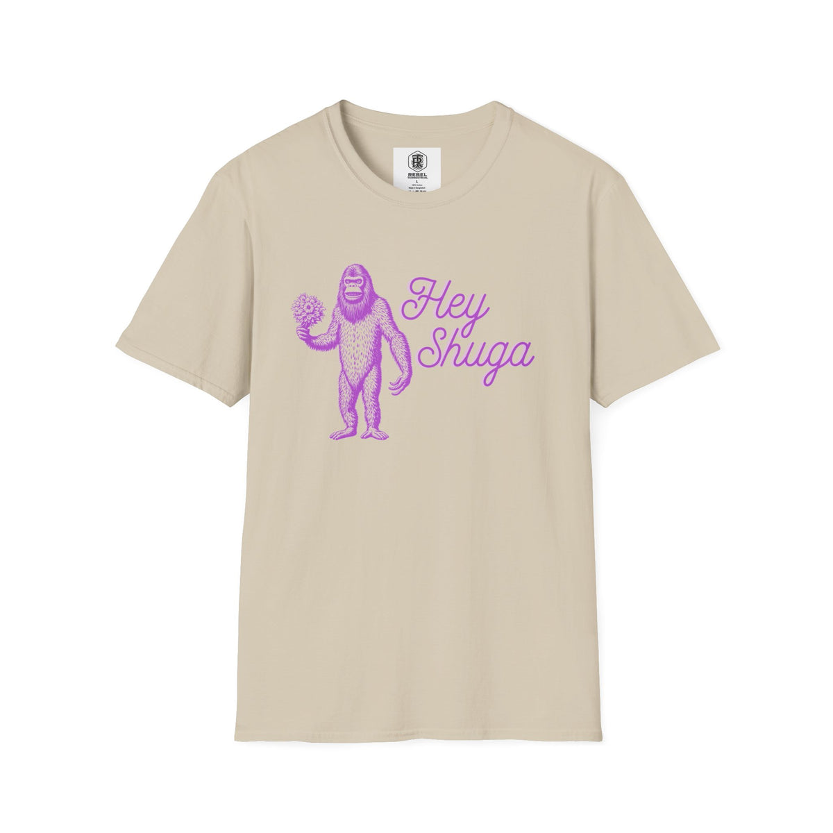 Hey Shuga Bigfoot Unisex Softstyle T-Shirt