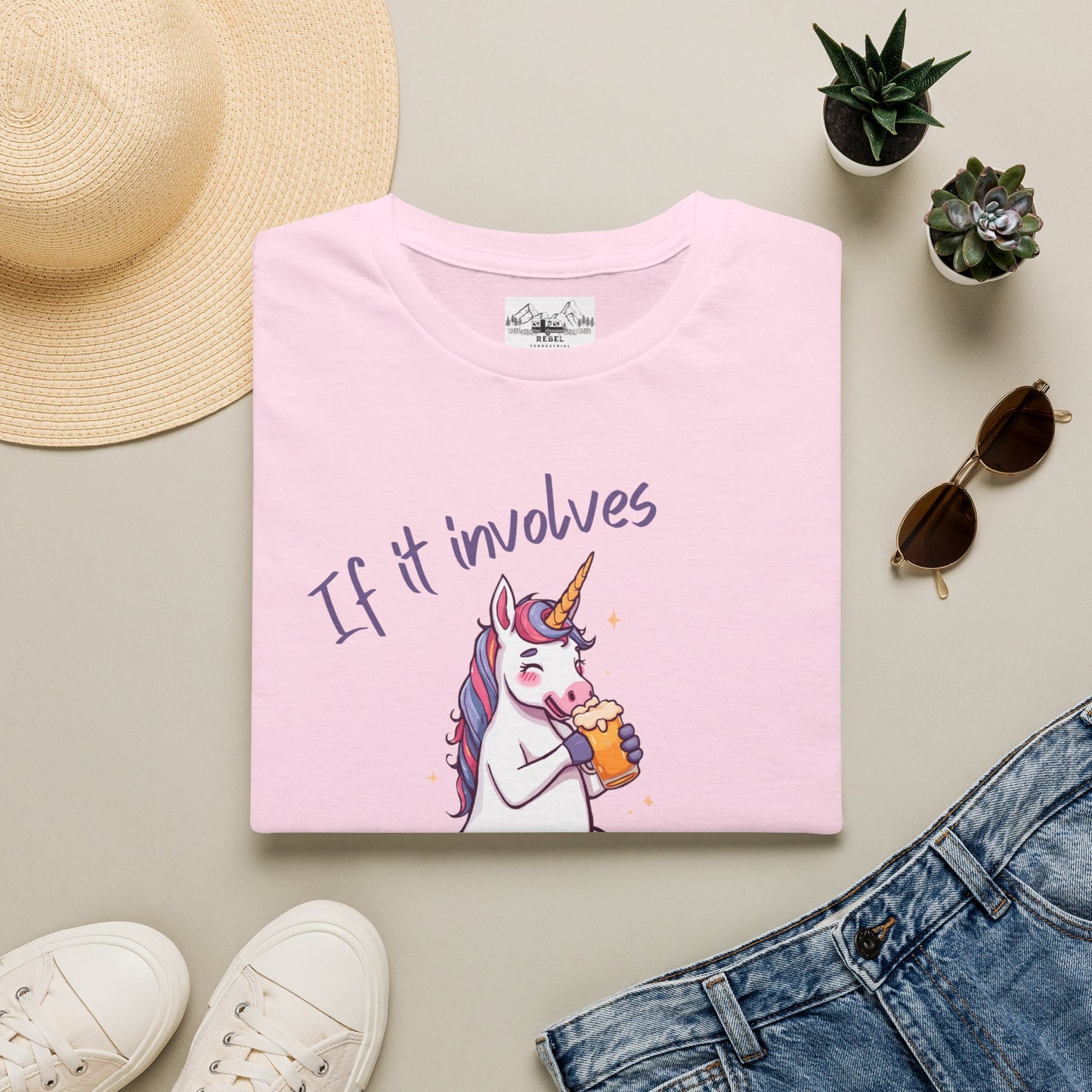 Unicorns & Drinking Graphic Tee