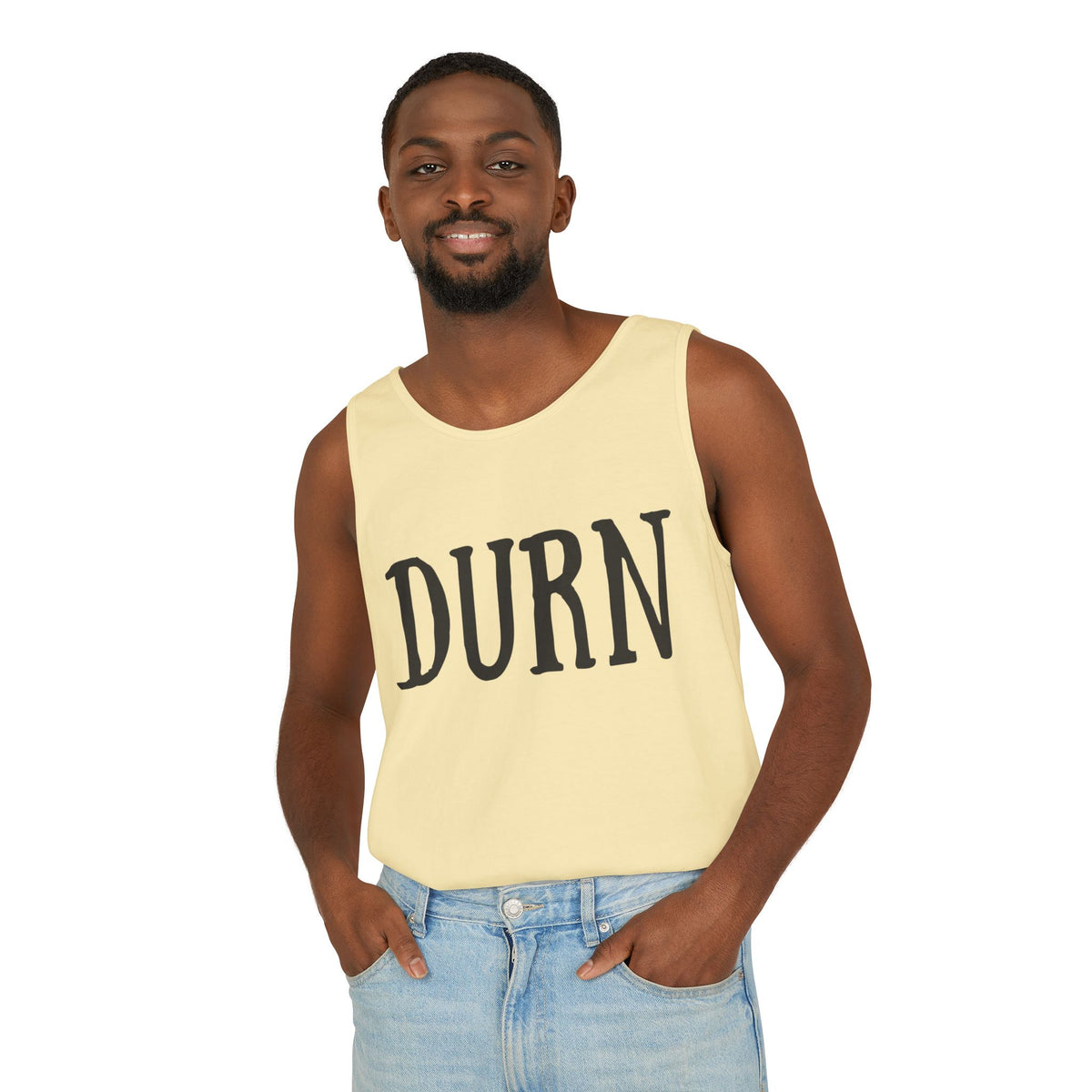 DURN Southern Slang Garment-Dyed Tank Top