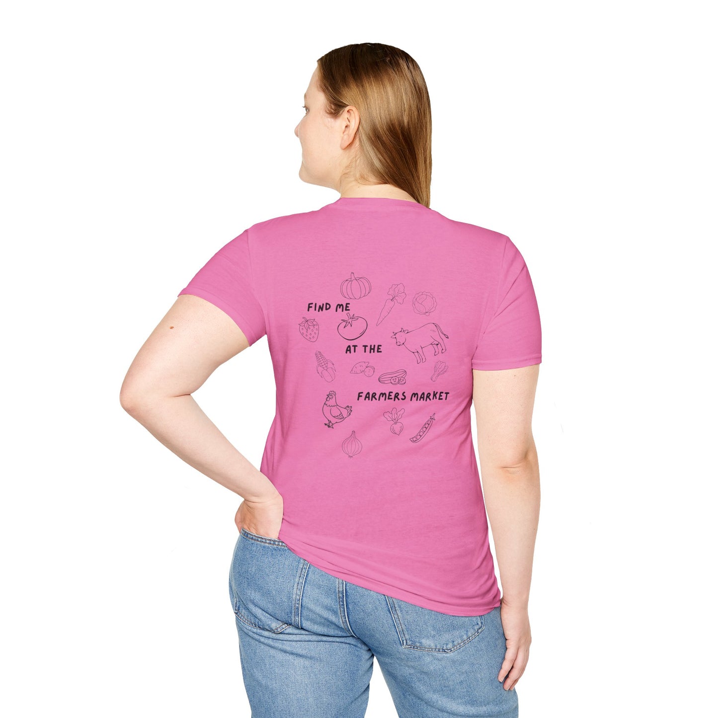 NC Farmers of the Foothills "Find Me at the Farmers Market" Graphic T-Shirt