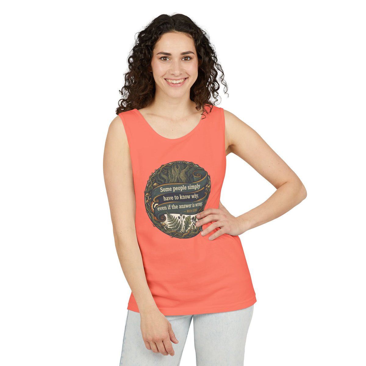 Ruth Stout Quote – Unisex Jersey Tank