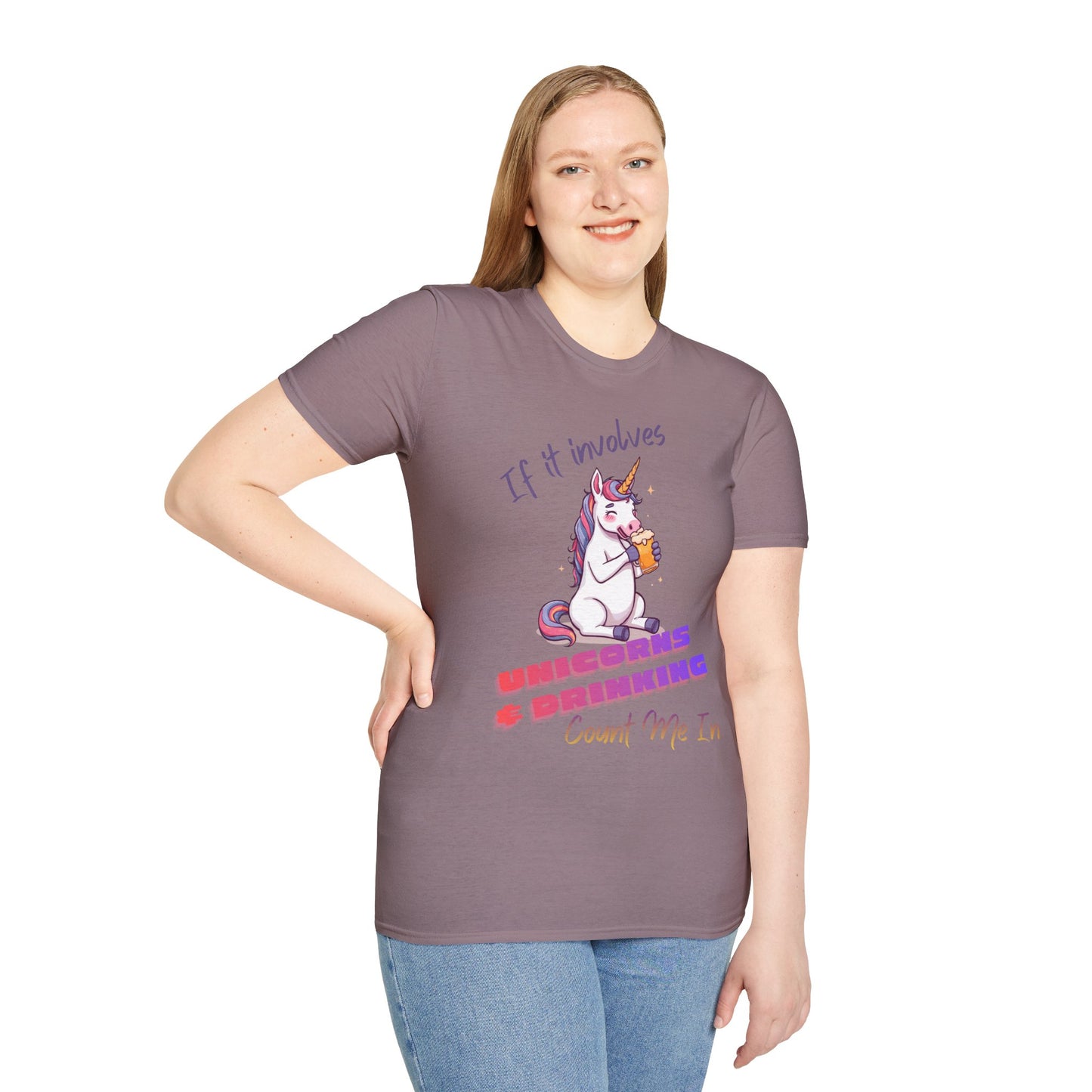 Unicorns & Drinking Graphic Tee