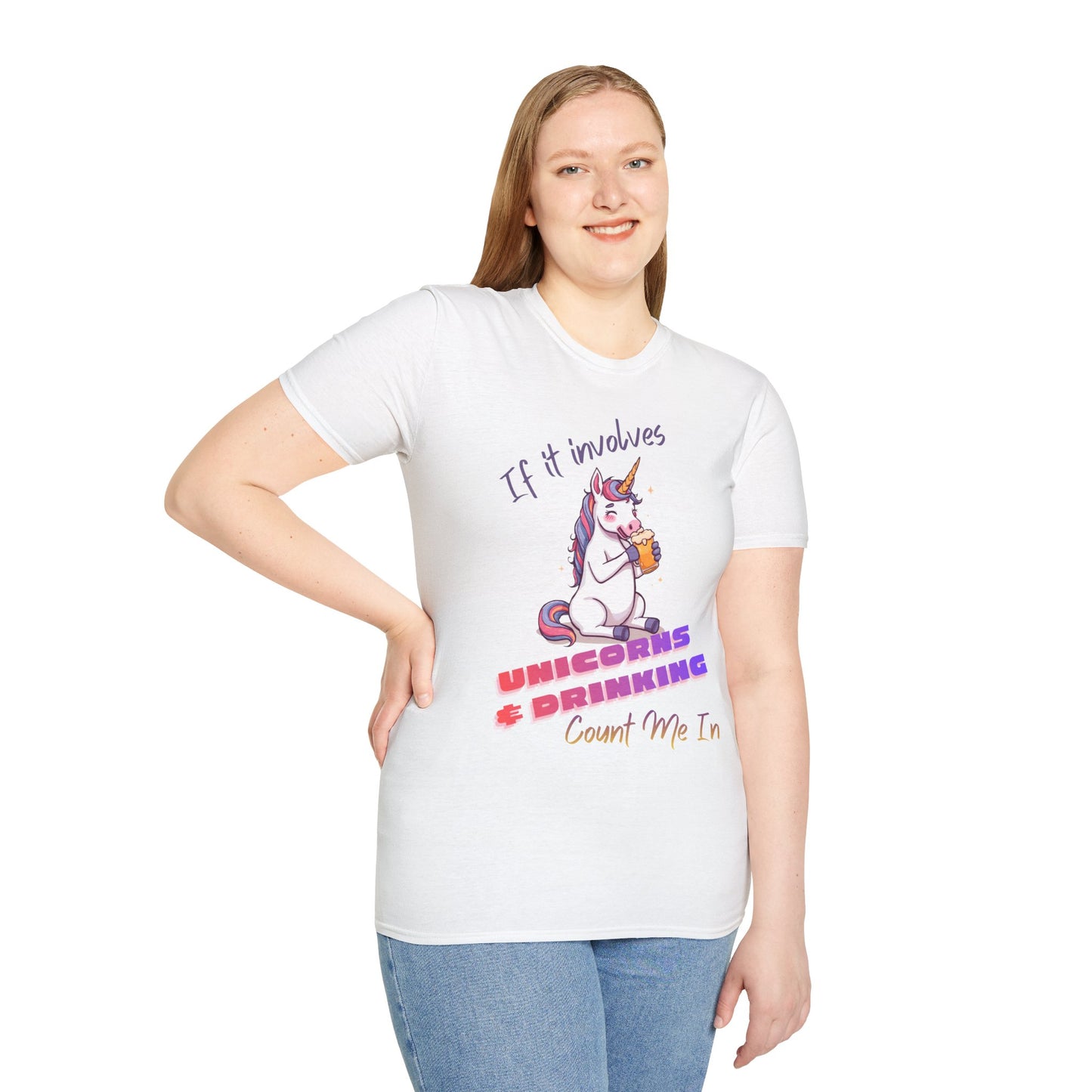 Unicorns & Drinking Graphic Tee