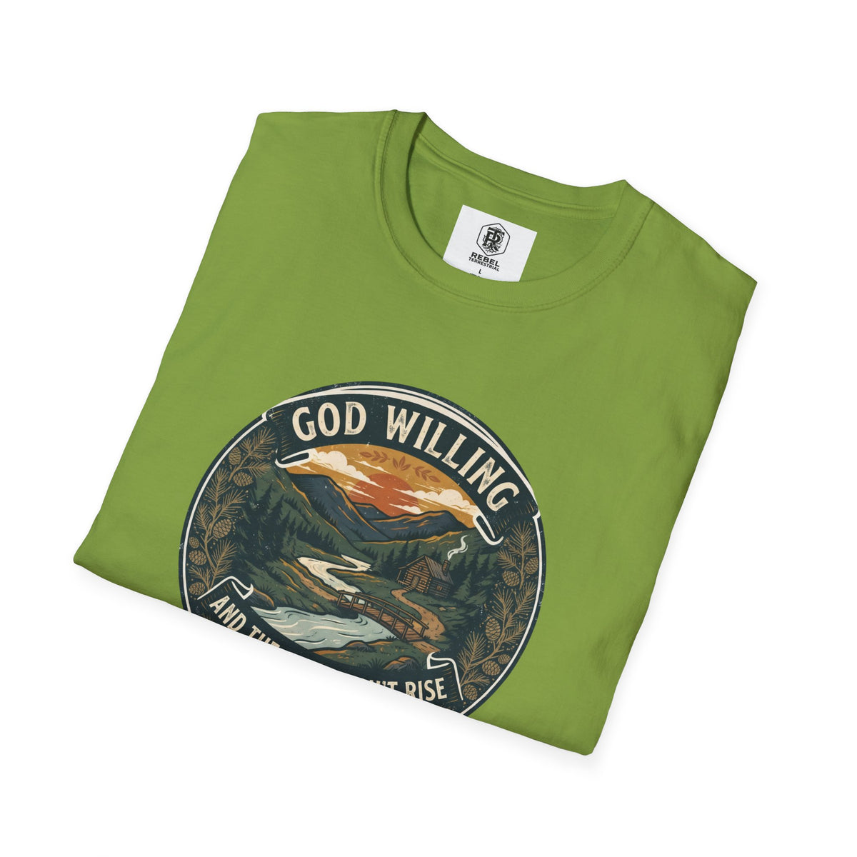 Creek Don't Rise Appalachian Motto T-Shirt
