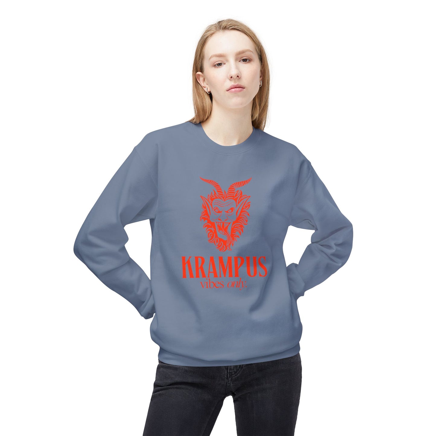 KRAMPUS Vibes Only Vintage Crewneck Sweatshirt