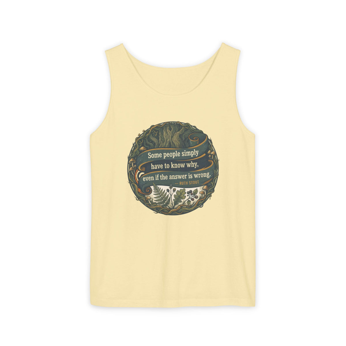 Ruth Stout Quote – Unisex Jersey Tank