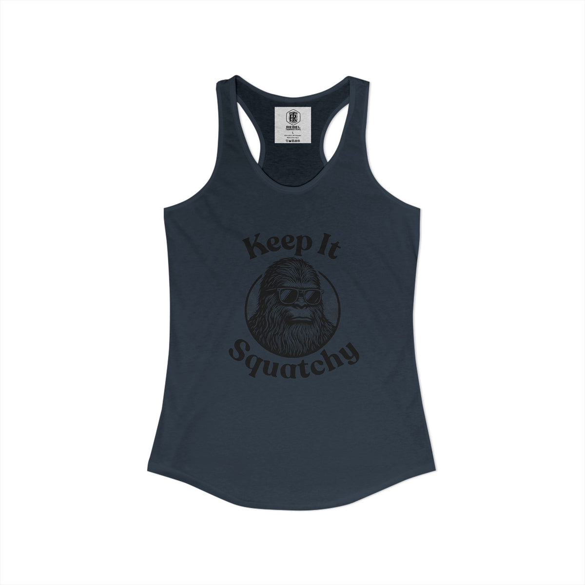 Keep It Squatchy Bigfoot Women’s Racerback Tank Top
