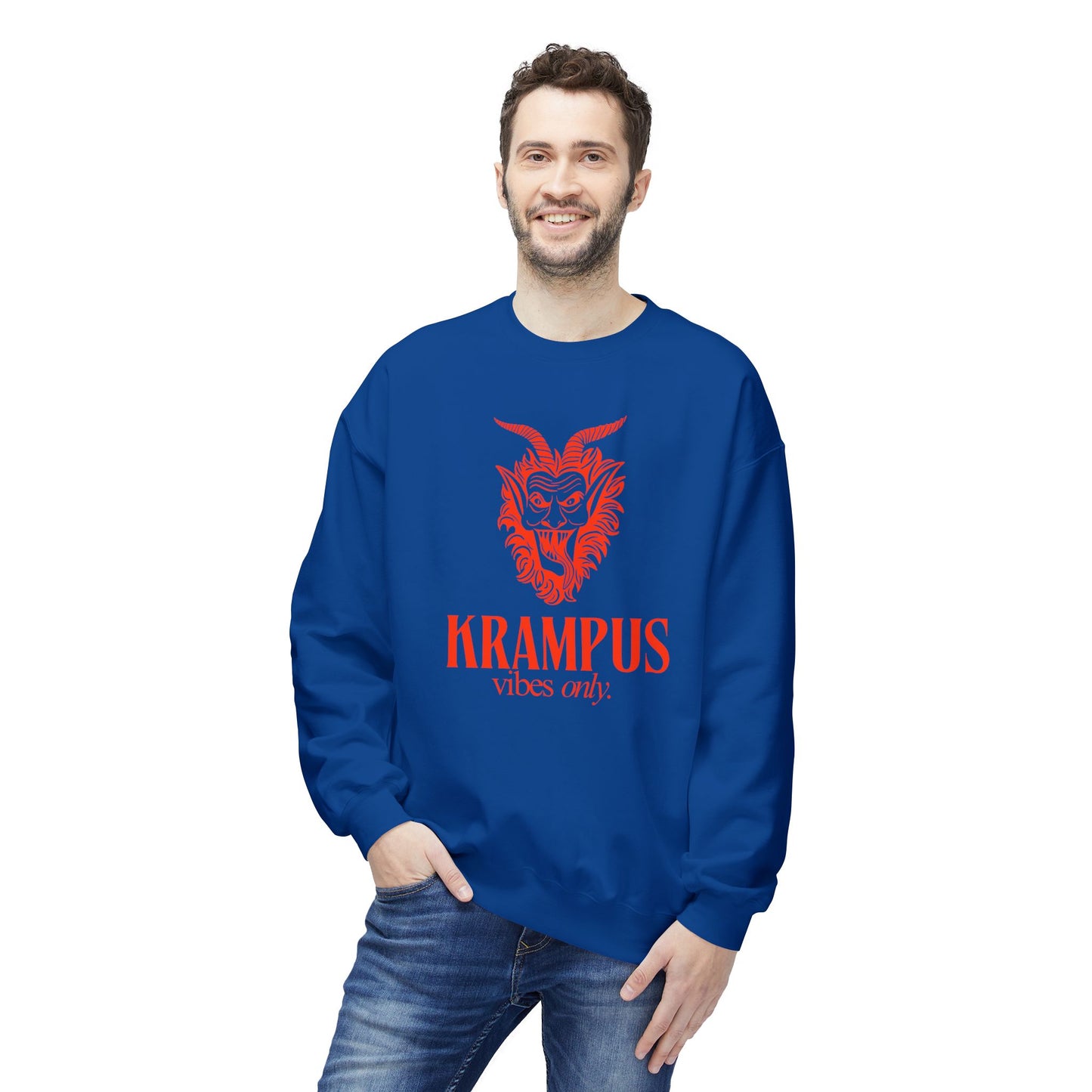 KRAMPUS Vibes Only Vintage Crewneck Sweatshirt