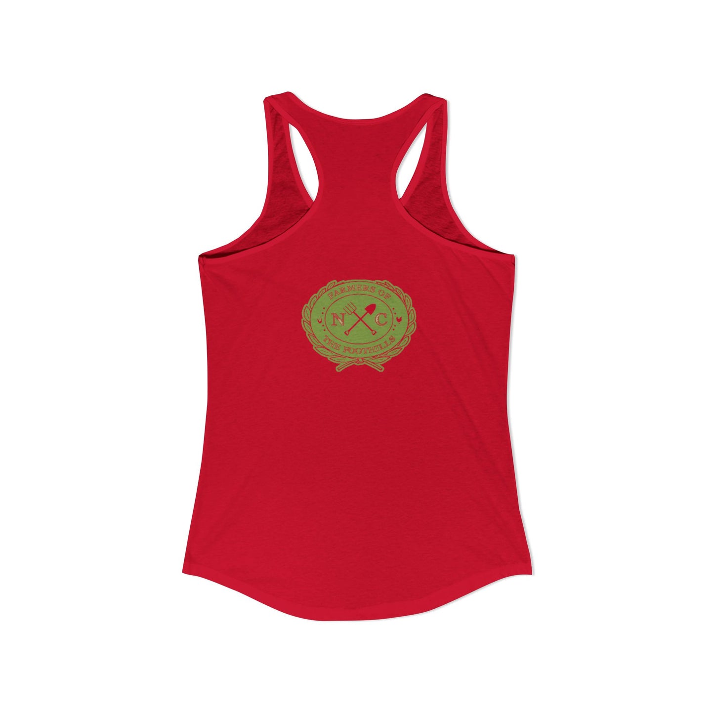NC Farmers of the Foothills "Find Me at the Farmers Market" Racerback Tank Top