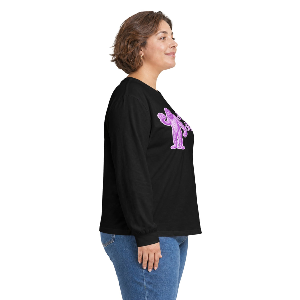 Hey Shuga Bigfoot Unisex Long Sleeve Tee
