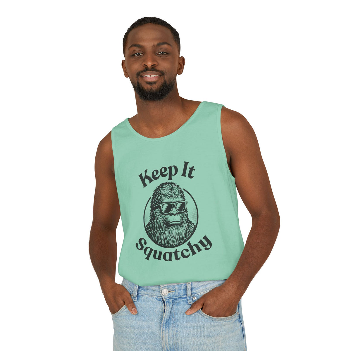 Keep It Squatchy Bigfoot Unisex Tank Top