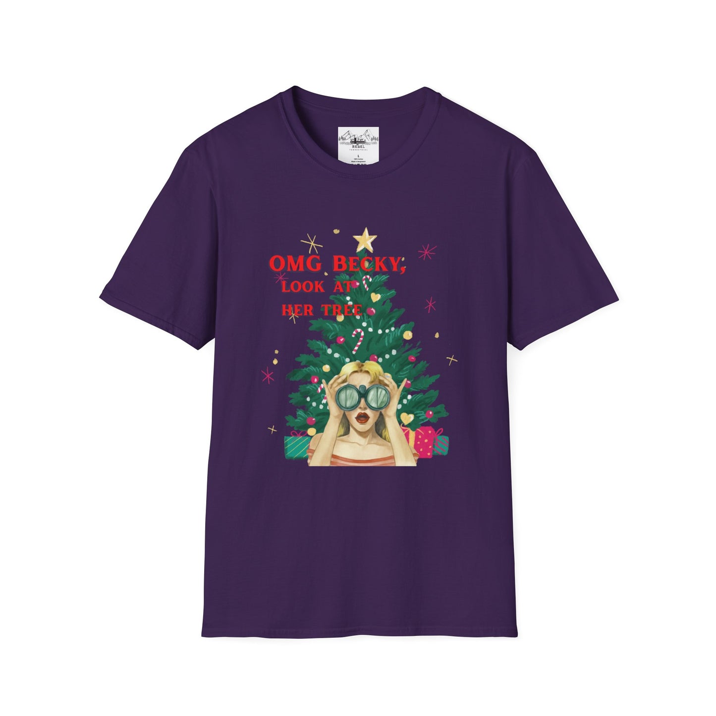 OMG Becky, Look at Her Tree - Vintage Holiday Rap Tee
