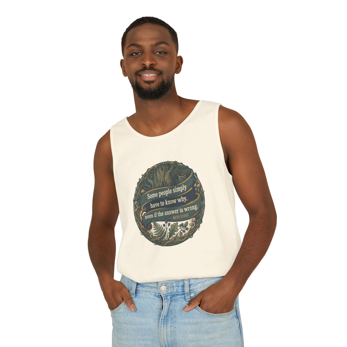 Ruth Stout Quote – Unisex Jersey Tank
