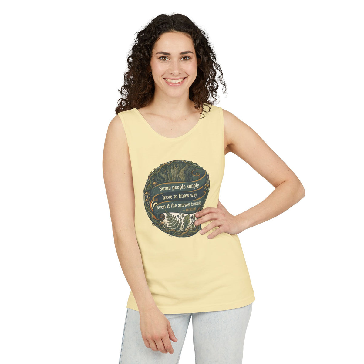 Ruth Stout Quote – Unisex Jersey Tank