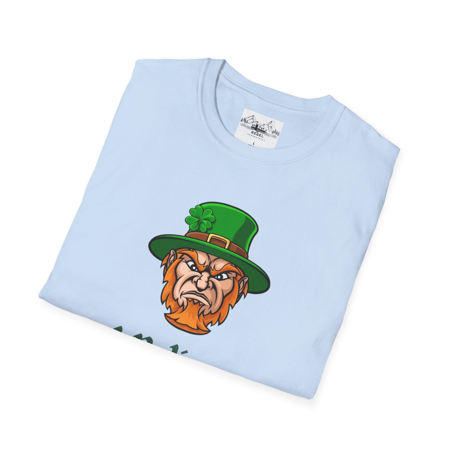 "I Believe" Angry Leprechaun Graphic Tee – Playful Celtic Spirit