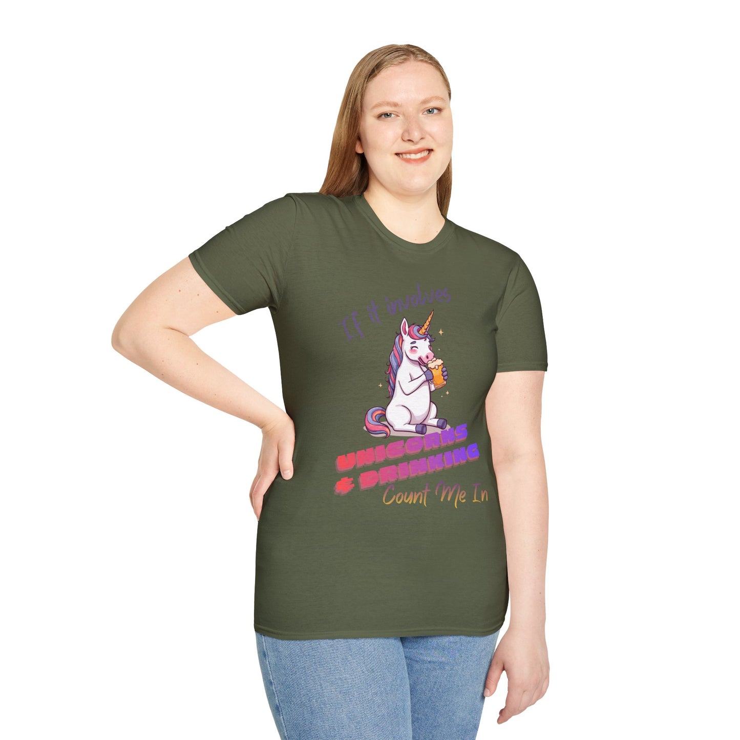 Unicorns & Drinking Graphic Tee
